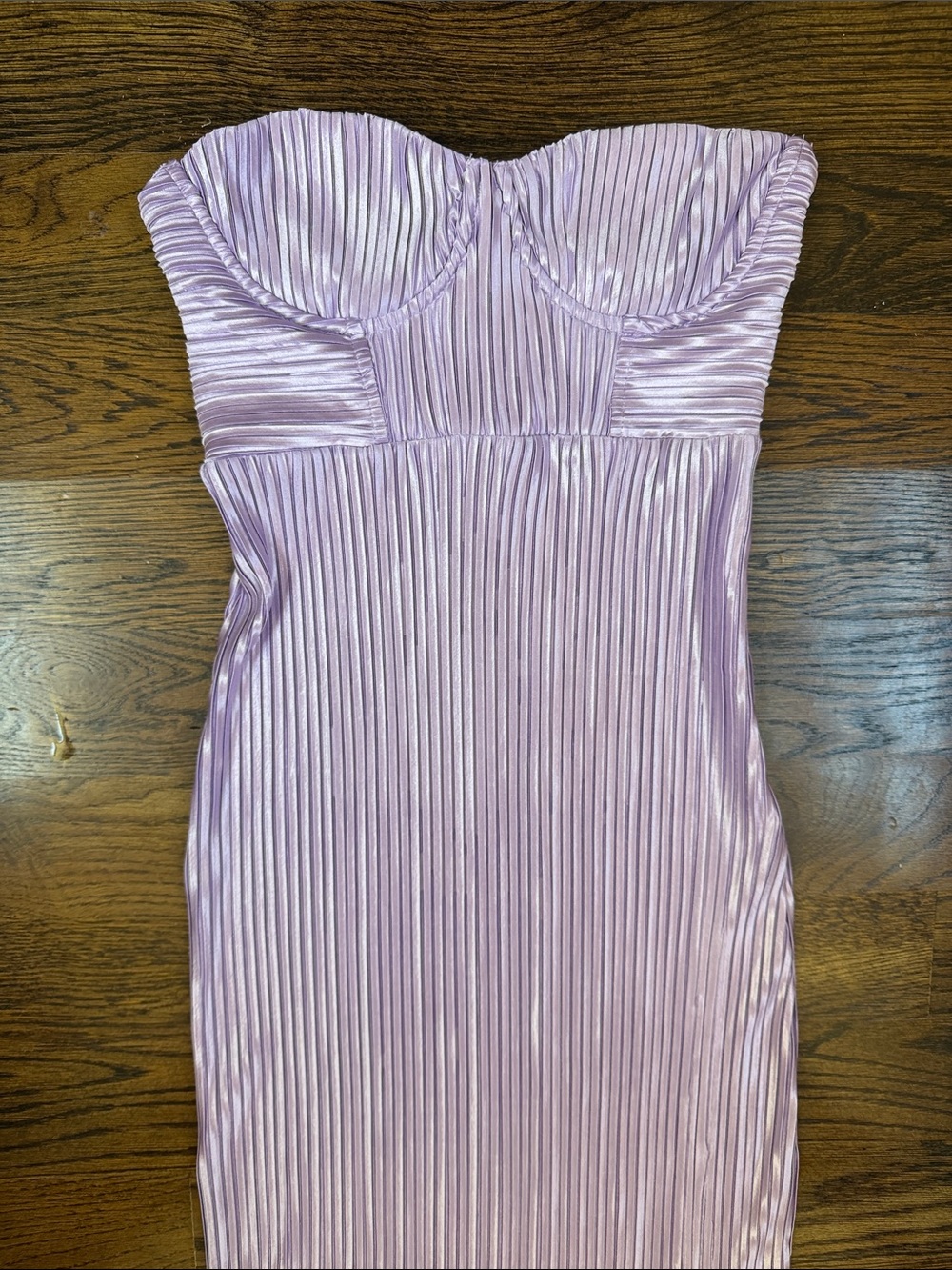 Hello Molly Violet Strapless Maxi Dress Size Small NWT